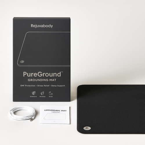 BodyRenew Grounding Mat | Earthing Therapy for Better Sleep, Pain Relief & Wellness, Off-White