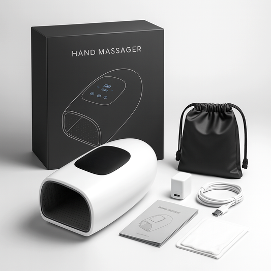Body Renew Hand Massager with Air Compression & Heat – Cordless Hand & Wrist Pain Relief