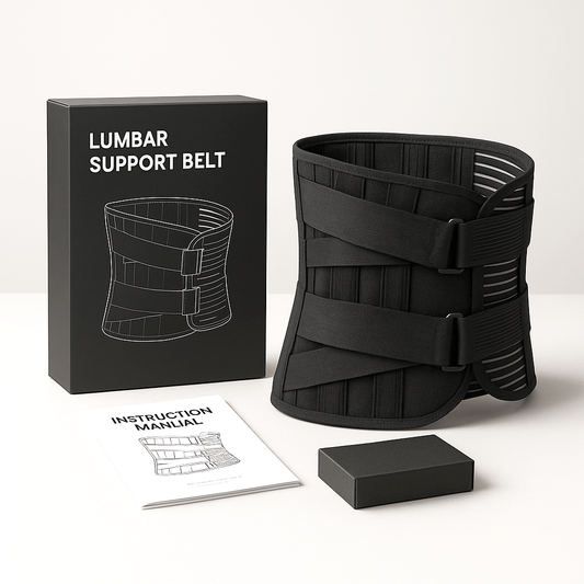 BodyRenew Lower Back Support Belt with Aluminum Stays – Back Pain Relief & Spine Support