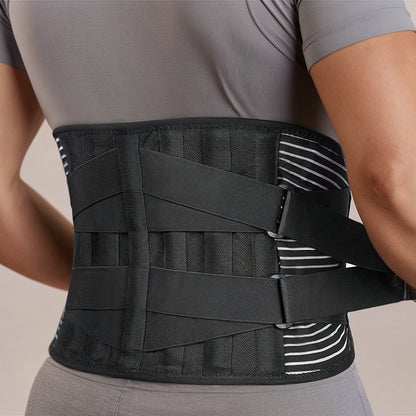 BodyRenew Lower Back Support Belt with Aluminum Stays – Back Pain Relief & Spine Support