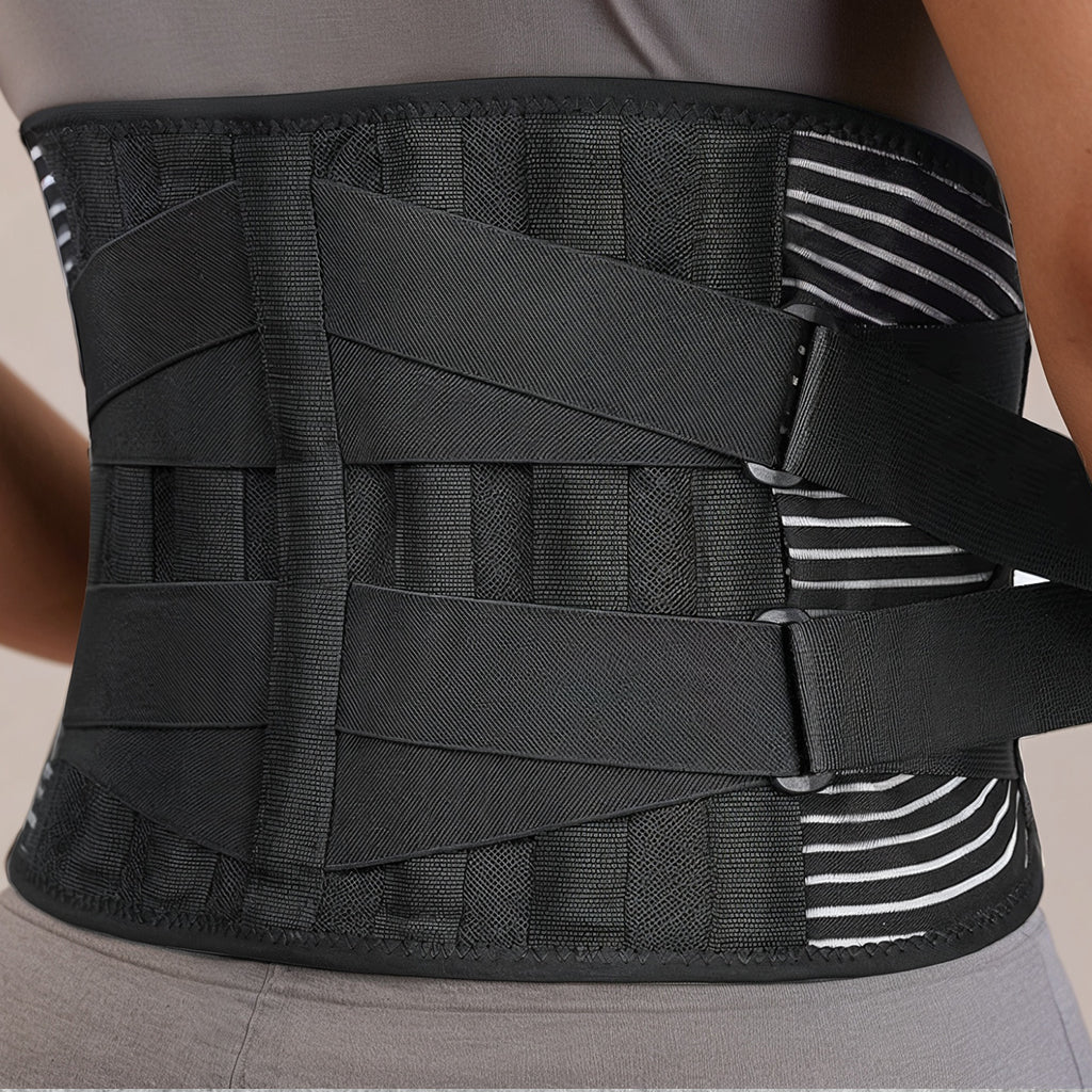 BodyRenew Lower Back Support Belt with Aluminum Stays – Back Pain Relief & Spine Support