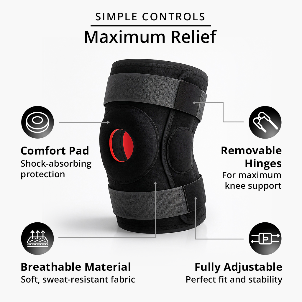 BodyRenew Hinged Knee Brace Stabilizer