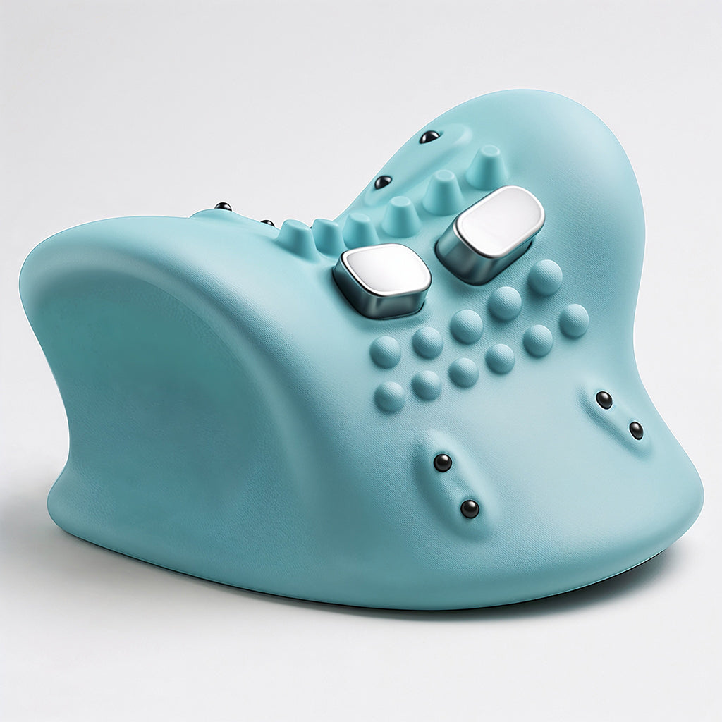 BodyRenew EMS Cervical Neck Massager with Heat & Traction – Deep Neck Relief & Muscle Relaxation.