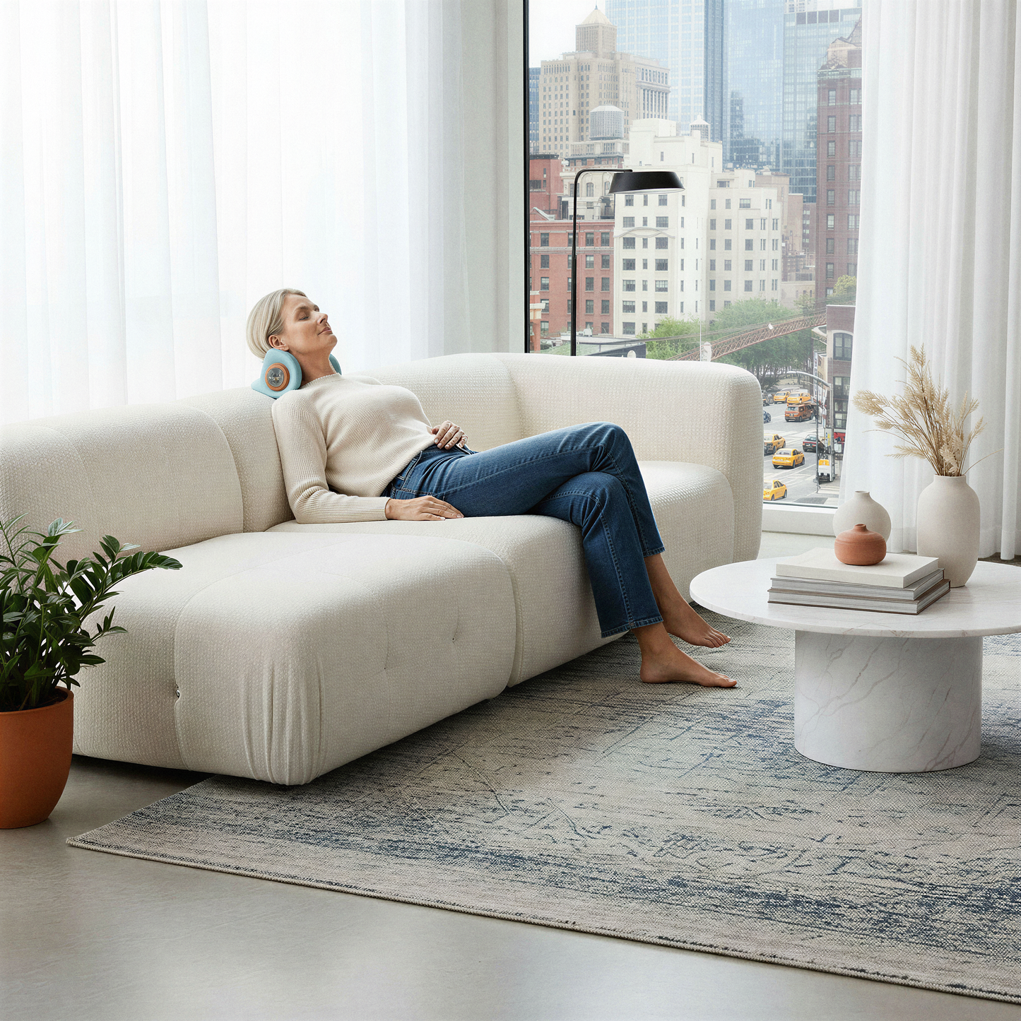 BodyRenew EMS Cervical Neck Massager with Heat & Traction – Deep Neck Relief & Muscle Relaxation.