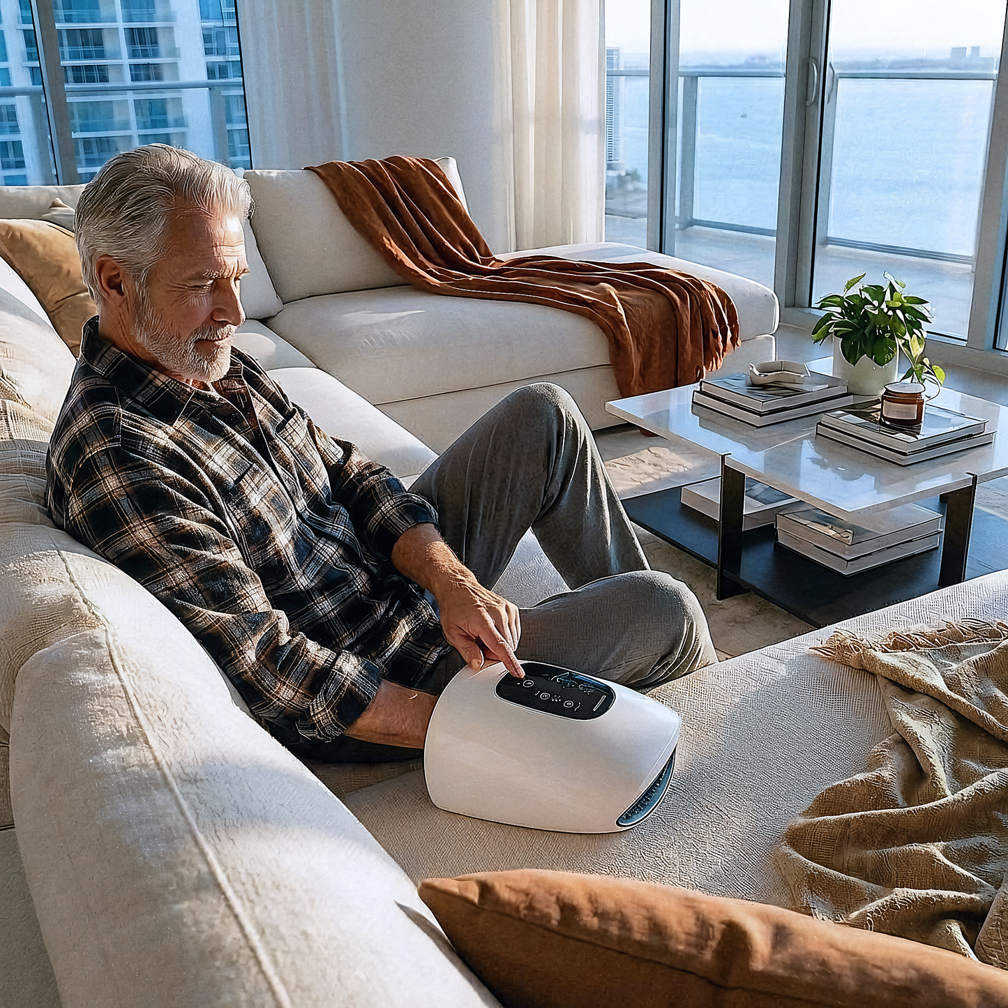 Body Renew Hand Massager with Air Compression & Heat – Cordless Hand & Wrist Pain Relief