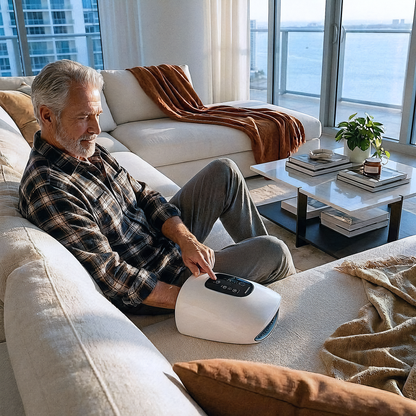 Body Renew Hand Massager with Air Compression & Heat – Cordless Hand & Wrist Pain Relief