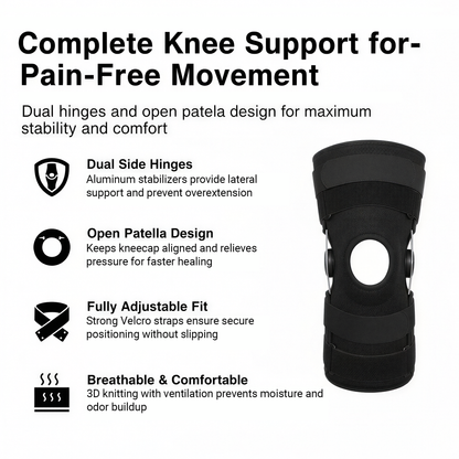 BodyRenew Hinged Knee Brace Stabilizer