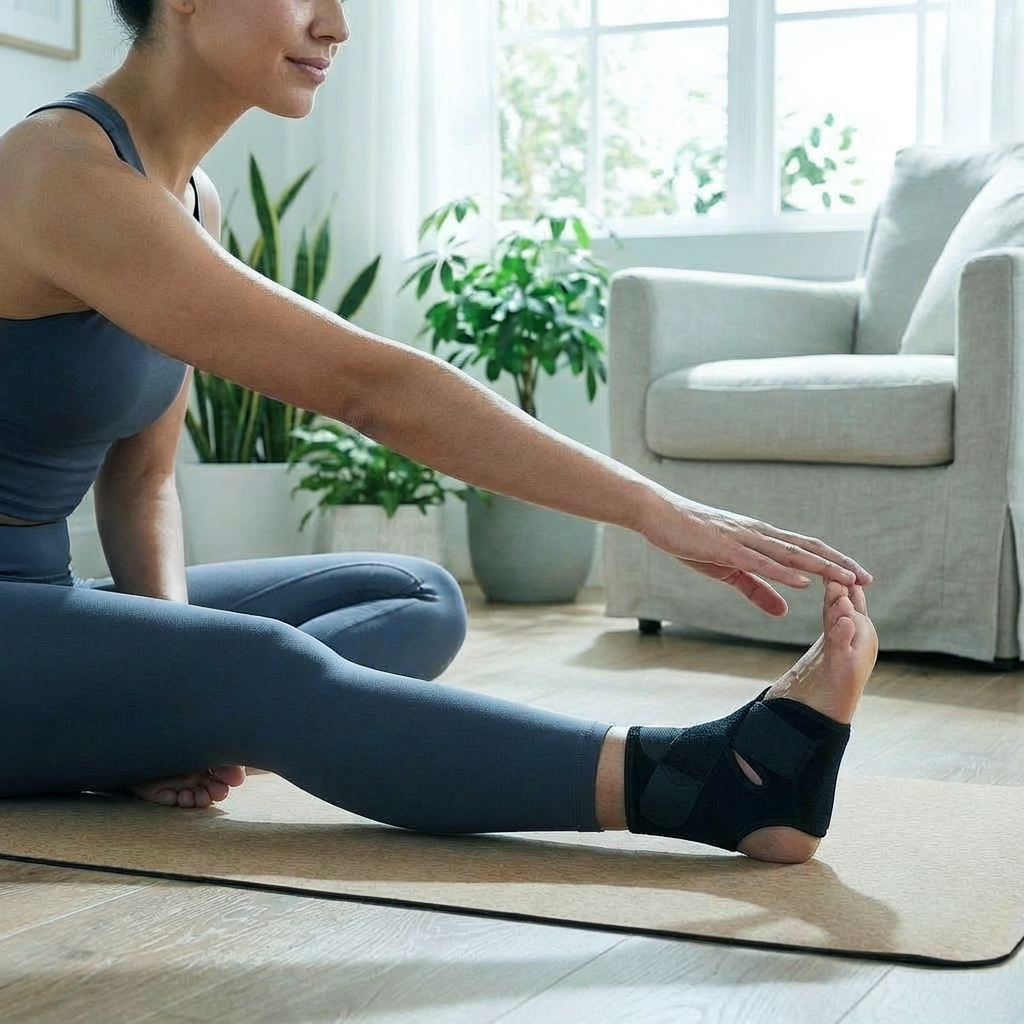 BodyRenew Compression Ankle Brace for Sprains, Stability, Pain Relief & Swelling