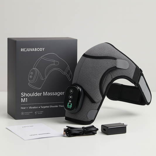 BodyRenew Shoulder Heat & Vibration Massager for Pain, Stiffness & Recovery