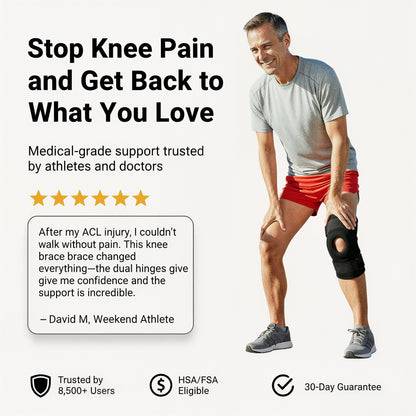 BodyRenew Hinged Knee Brace Stabilizer